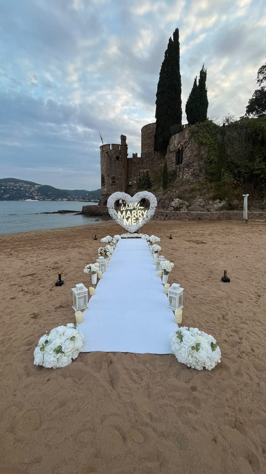 Château de la Napoule — lieu pour une demande en mariage à Cannes