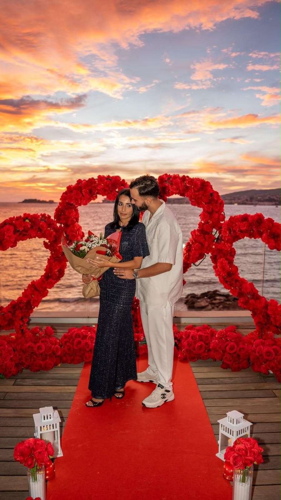 Sofiane et Emma, Hostellerie La Farandole